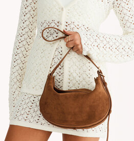 Billini Collins Cross Body Bag Cocoa Suede