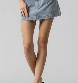 Hughes Distressed Denim Mini Skirt