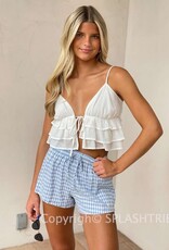 Solid Layered Cami Crop Top