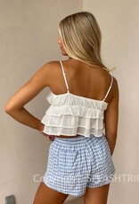 Solid Layered Cami Crop Top