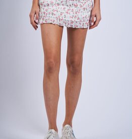 Ditsy Floral Smocked Mini Skirt