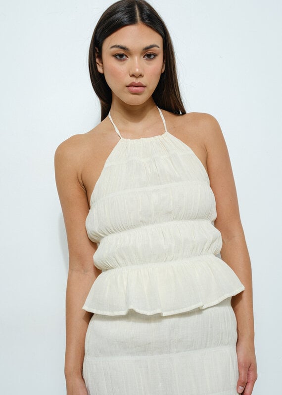 Blaise Smocked Halter Top