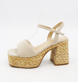 Raffia Platform Sandals