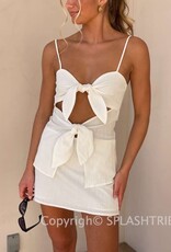 Front Knot Cami and Mini Skirt Set