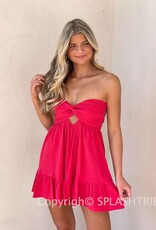 Ryan Strapless Romper Mini Dress