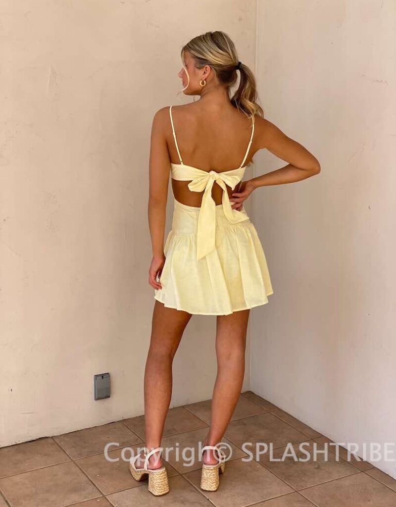 Julia Underwire Mini Dress with Back Tie