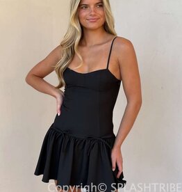 Amber Cami Double Bow Mini Dress