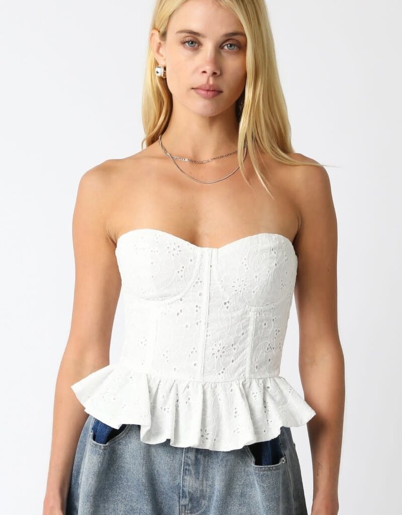 peplum bustier