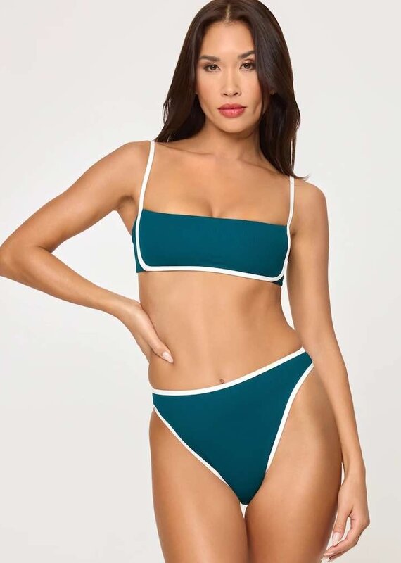 L Space Hazel Ribbed Bikini Top
