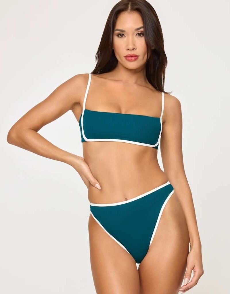L Space Nora Ribbed Bikini Bottom Bitsy