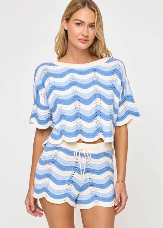 L Space Make Waves Knit Sweater