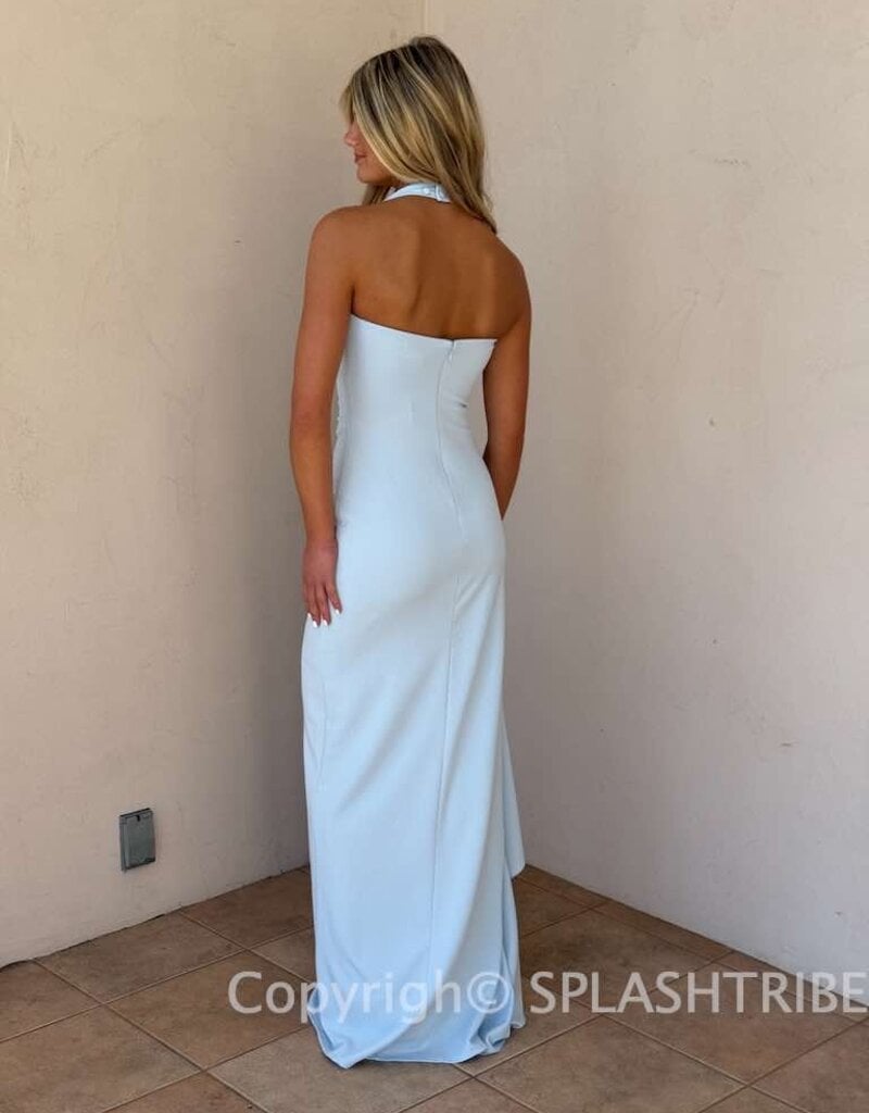 Esme Halter Flutter Maxi Dress