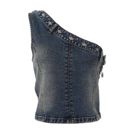Boys Lie Party Half Denim Top