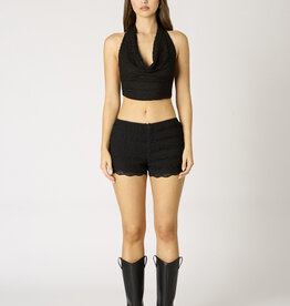 Alexandra Lace Halter Crop Top