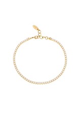 Single Crystal Band Anklet G