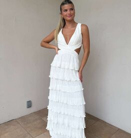 Marissa Cascading Ruffle Maxi Dress