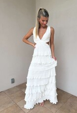 Marissa Cascading Ruffle Maxi Dress