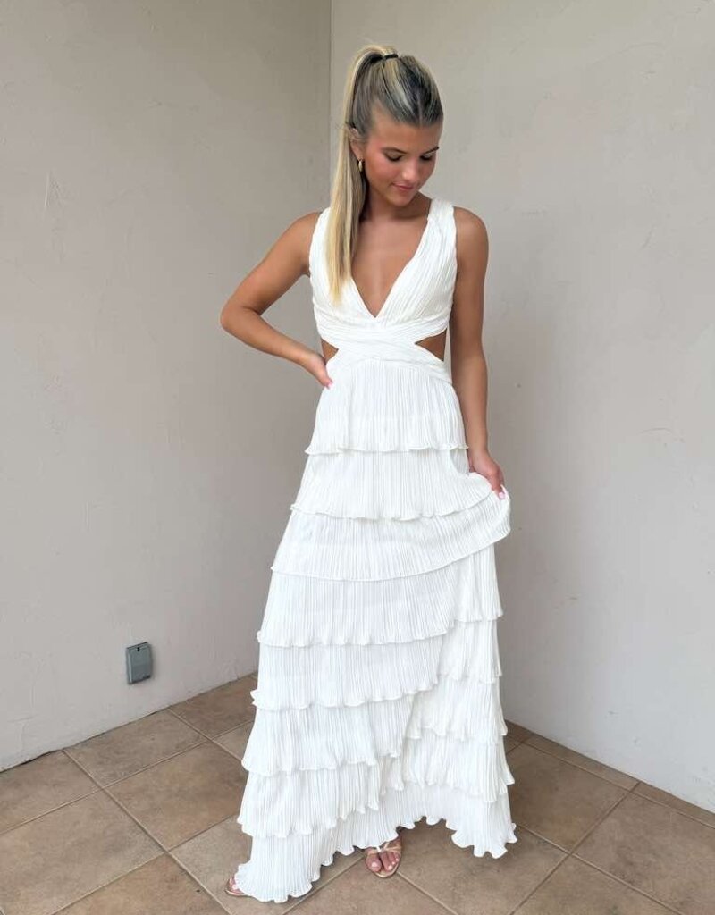 Marissa Cascading Ruffle Maxi Dress