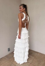 Marissa Cascading Ruffle Maxi Dress