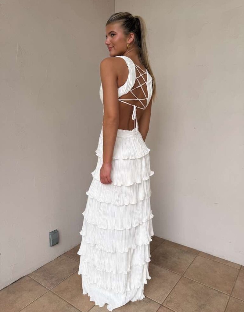 Marissa Cascading Ruffle Maxi Dress