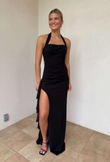 Esme Halter Flutter Maxi Dress