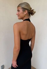 Esme Halter Flutter Maxi Dress