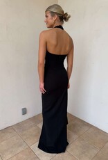Esme Halter Flutter Maxi Dress