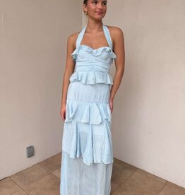 Cari Halter Neckline Maxi Dress