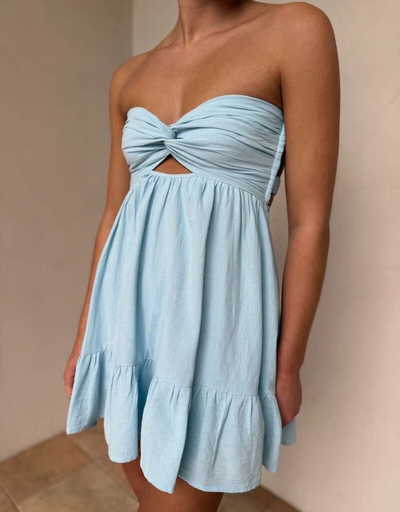 Ryan Strapless Romper Mini Dress