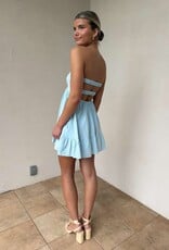 Ryan Strapless Romper Mini Dress