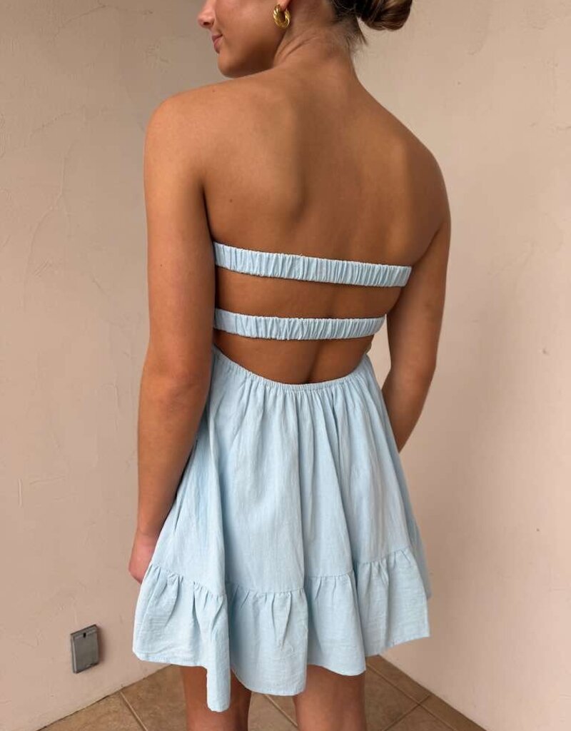 Ryan Strapless Romper Mini Dress