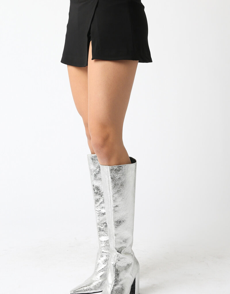 Slit Front Micro Skort