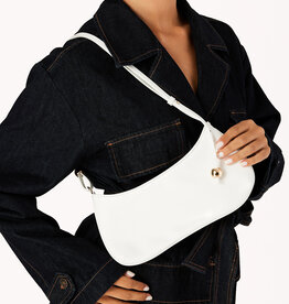 Billini Rosabelle Shoulder Bag White Shine