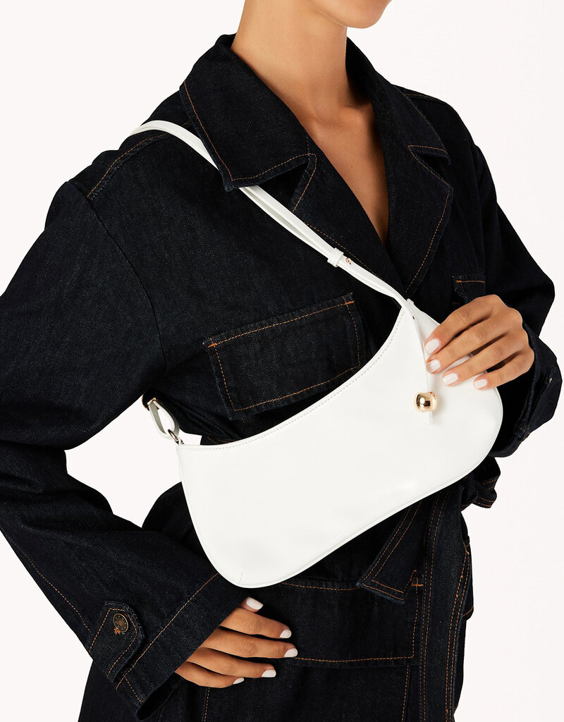 Billini Rosabelle Shoulder Bag White Shine