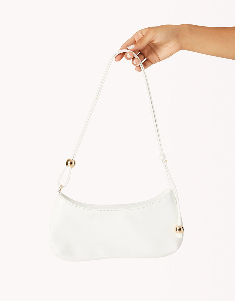 Billini Rosabelle Shoulder Bag White Shine