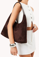 Billini Tammy Shoulder Bag Chocolate Suede