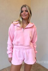 Fleece Half Zip Hoodie