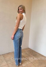 Gold Accent Halter Neck Top