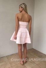 Pearl Trimmed Mini Dress