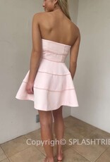Pearl Trimmed Mini Dress