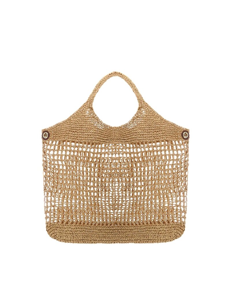Billini Skye Shoulder Bag Natural Raffia