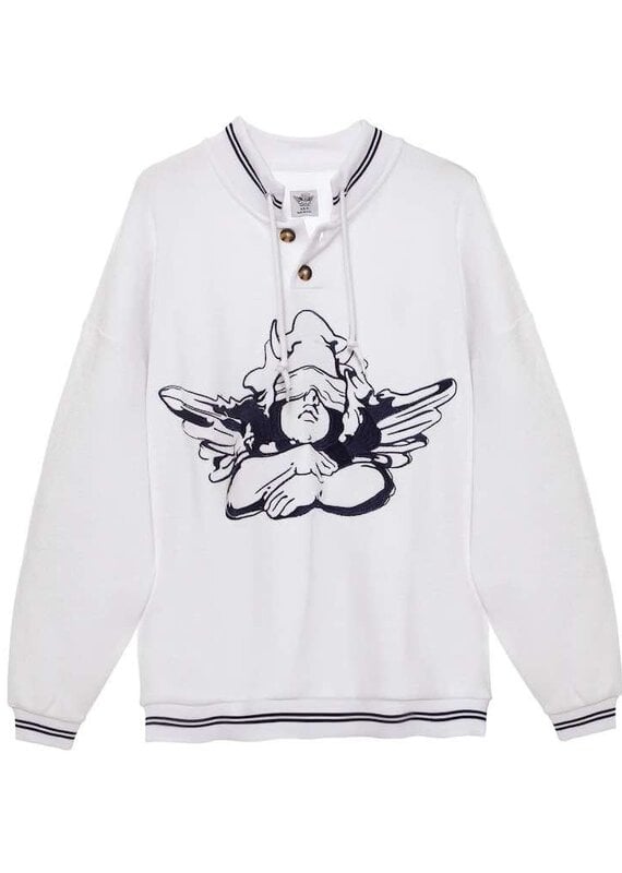 Boys Lie Navy Cherub University Henley Crewneck