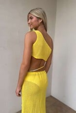 Crochet Flower Crop Top Maxi Skirt Set