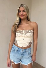 Montana Western Bustier Crop Top