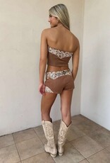 Montana Western Bustier Crop Top