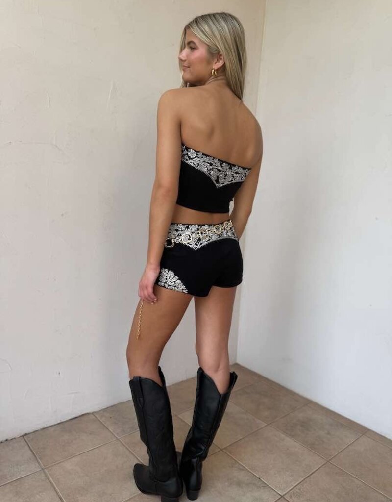 Montana Western Bustier Crop Top