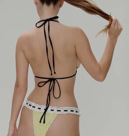 Frankies Bikinis Lacey Micro Bikini Bottom