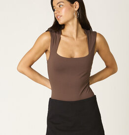 Square Neck Wide Strap Bodysuit