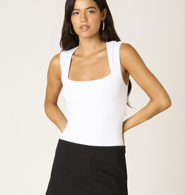 Square Neck Wide Strap Bodysuit