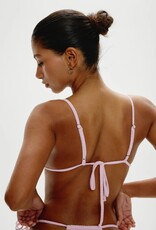 Frankies Bikinis Lumia Ribbed Triangle Bikini Top
